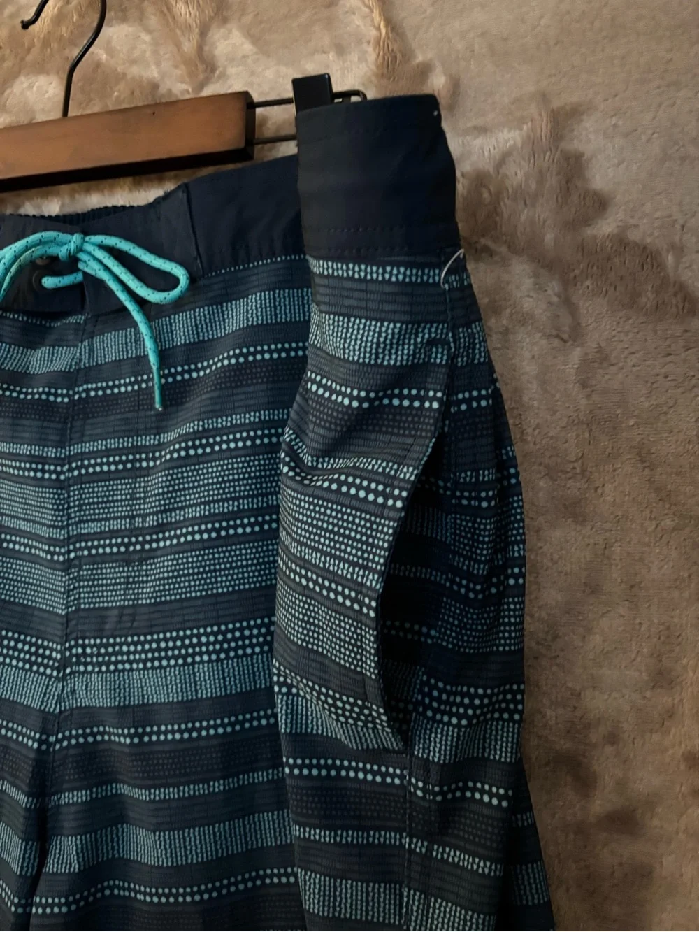 George Swim Trunks Board Shorts Men’s Size XL Drawstring Waist Blue